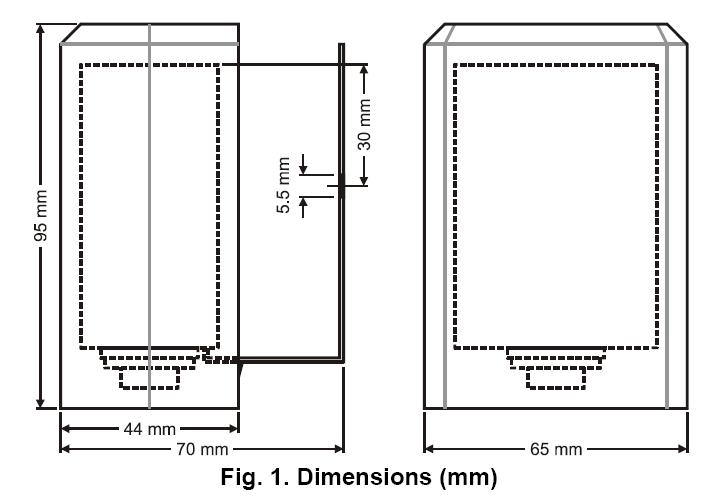 AF20/DAF20/T7416A室外温度传感器尺寸图
