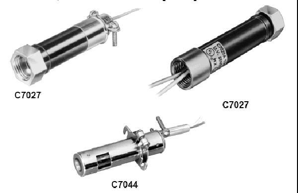 C7027 C7044紫外火焰探测器的图片及尺寸图