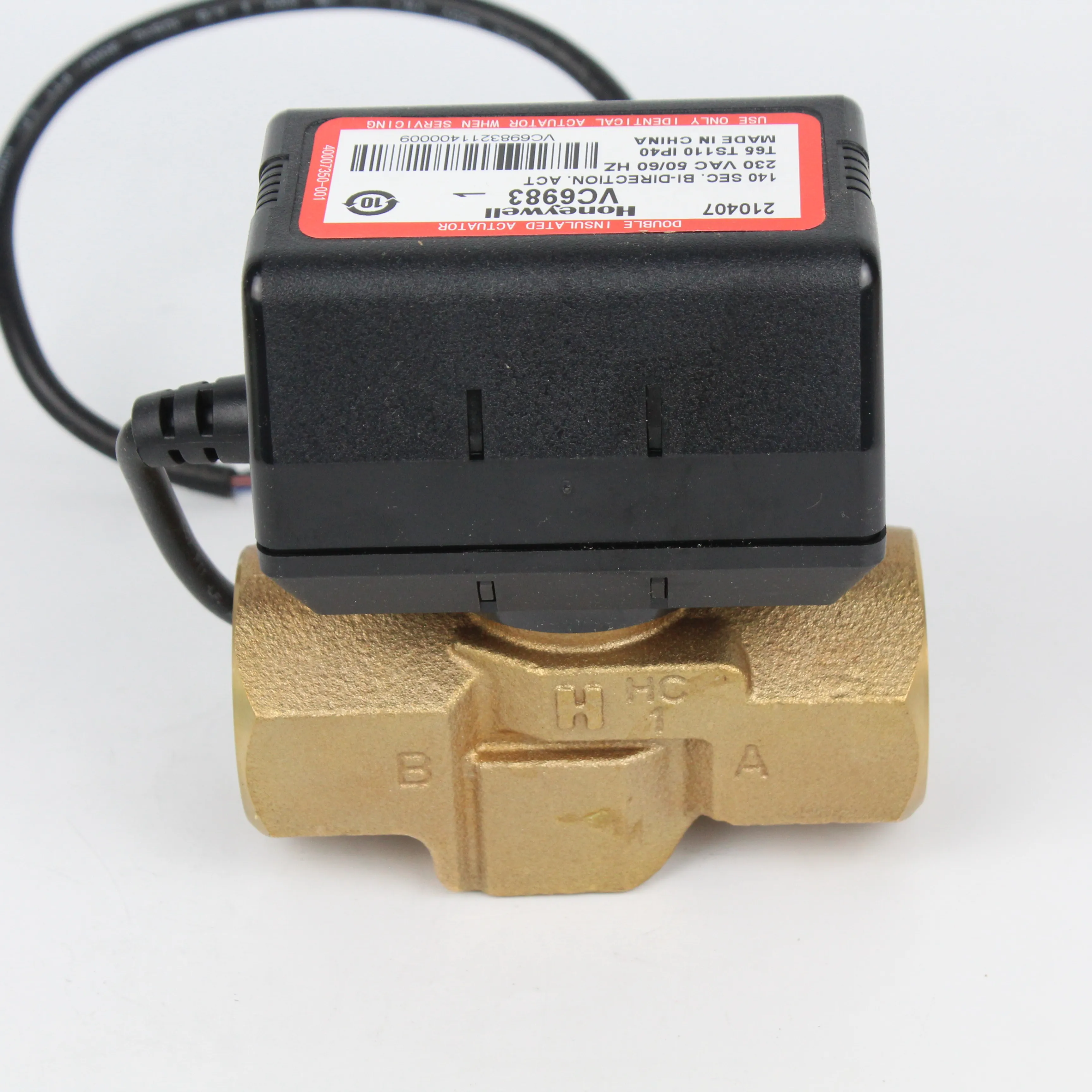 <strong>霍尼韦尔honeywell风机盘管电动阀VC6983AP1111T电动二通阀DN32</strong>